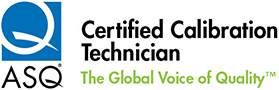 ASQ certified calibration technician